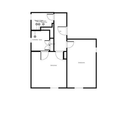 Wohnung zur Miete 483,14 € 2 Zimmer 44,9 m² frei ab 16.11.2024 Akazienweg 24 Nordend Fulda 36037