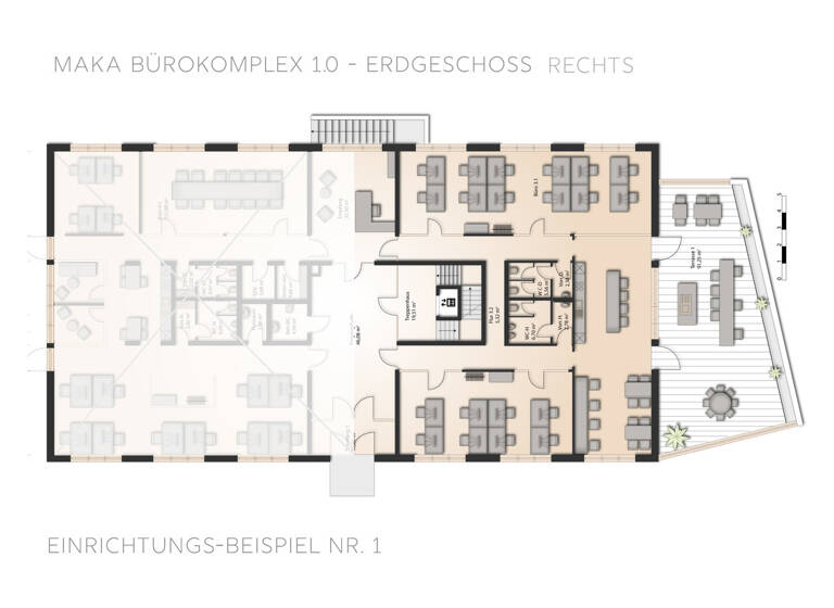 Bürofläche zur Miete 3.626 € 255 m²<br/>Bürofläche Bad Kreuznach Bad Kreuznach 55543