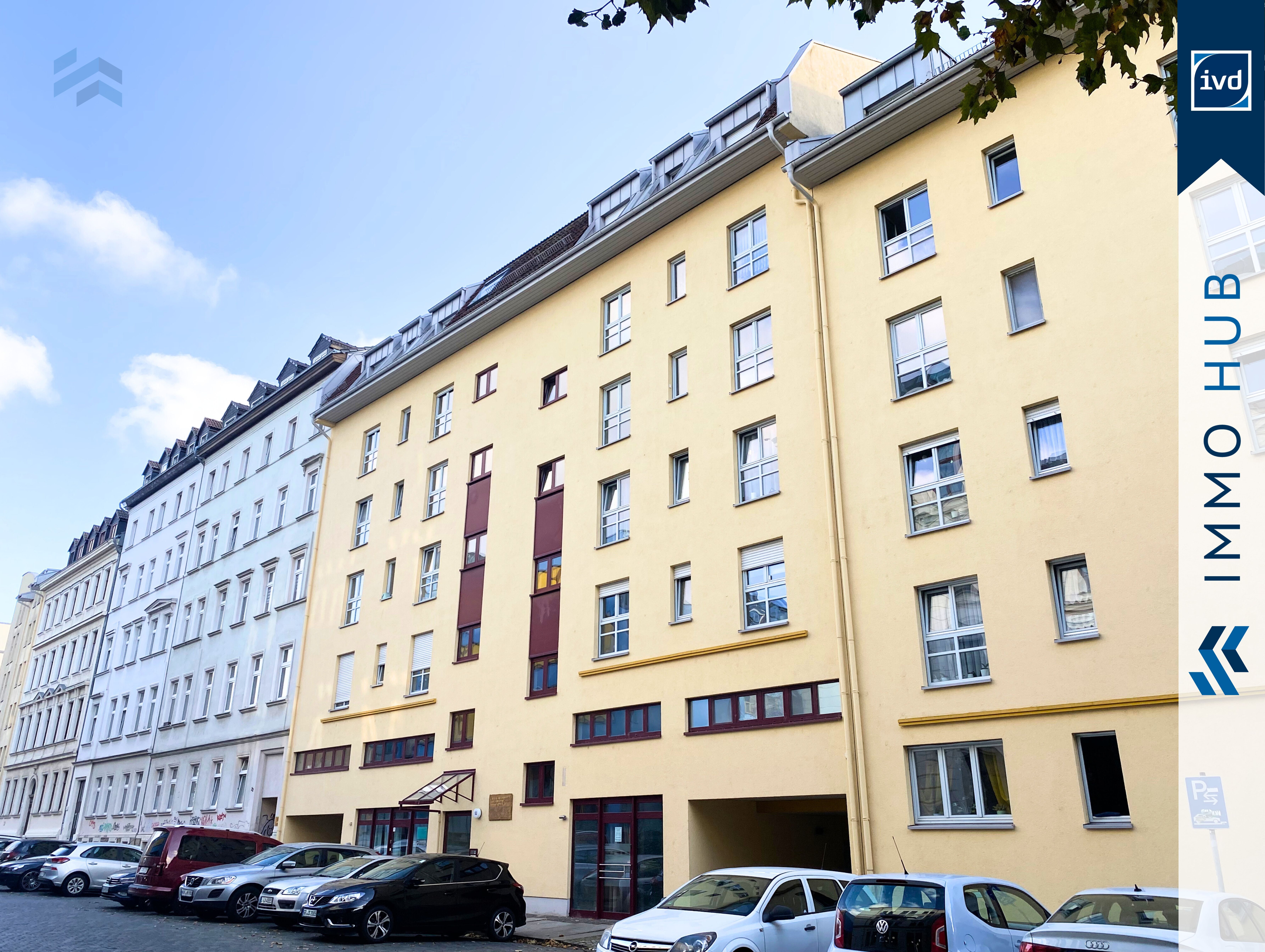 Wohnung zum Kauf 120.000 € 1 Zimmer 39,9 m²<br/>Wohnfläche 1.<br/>Geschoss Zentrum - Süd Leipzig 04107