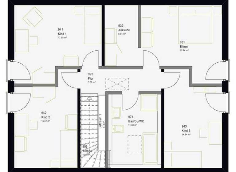 Einfamilienhaus zum Kauf - Erstbezug provisionsfrei 291.000 € 6 Zimmer 184 m² 600 m² Grundstück Torgelow 17358