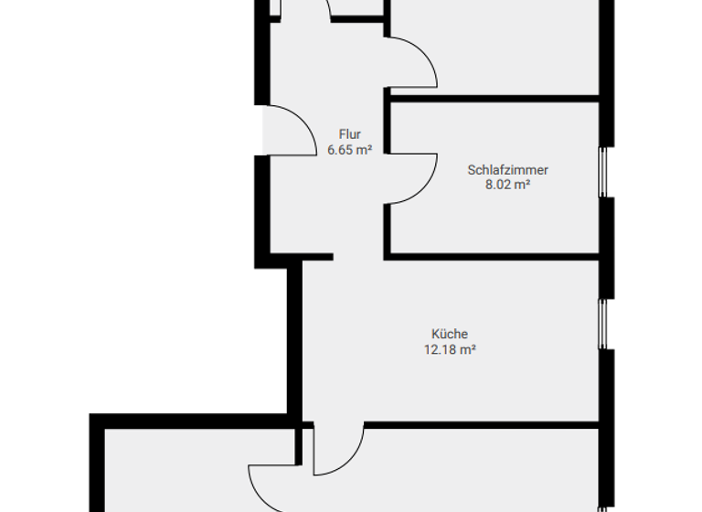 Wohnung zur Miete 420 € 3,5 Zimmer 74,1 m² 1. Geschoss frei ab sofort Antonshöhe Breitenbrunn/Erzgebirge 08359