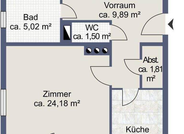 Wohnung zum Kauf 269.000 € 3 Zimmer 75,1 m² 2. Geschoss Wals 5071