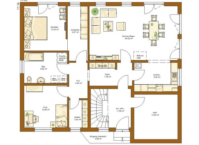 Mehrfamilienhaus zum Kauf 1.196.900 € 6 Zimmer 258 m² 845 m² Grundstück Aufham -Schweitenkirchen 85301