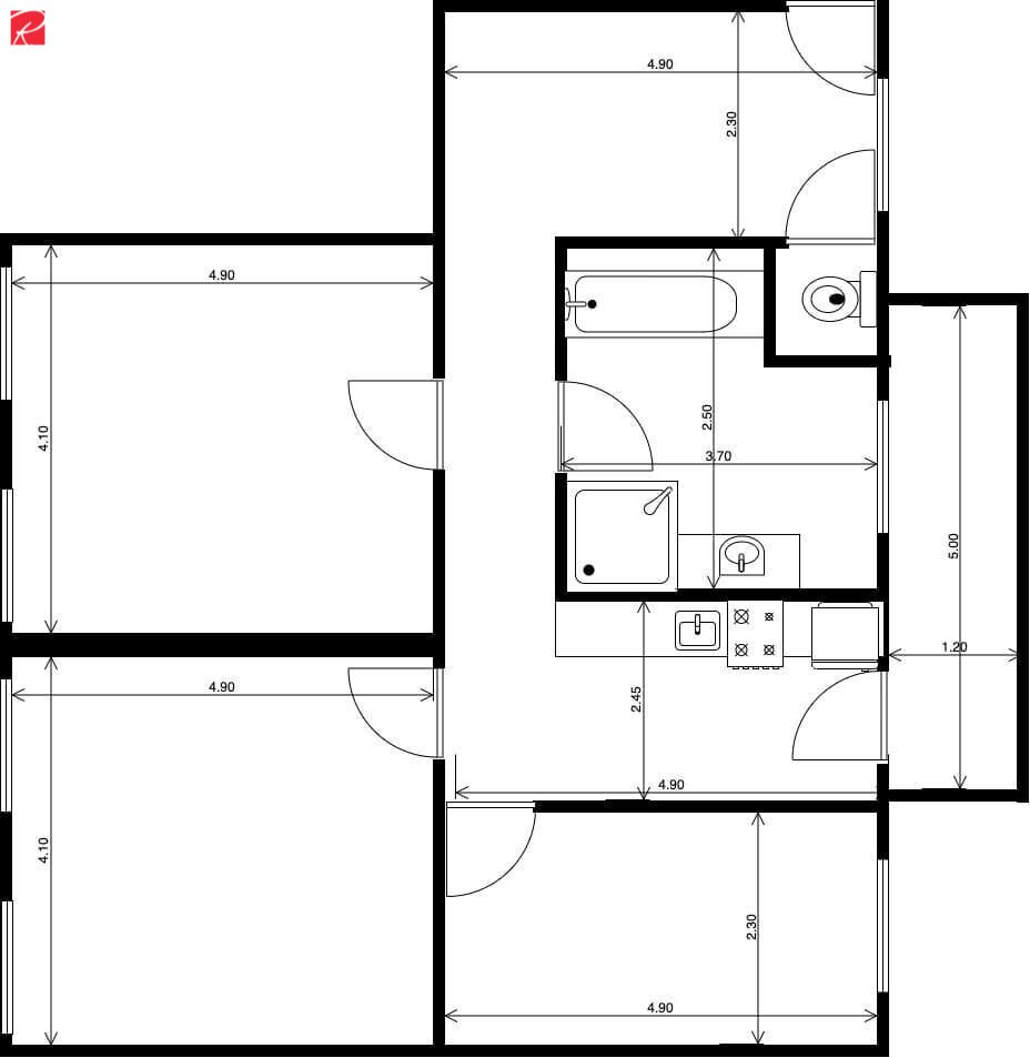 Wohnung zum Kauf 599.000 € 3 Zimmer 88 m²<br/>Wohnfläche 2.<br/>Geschoss Wien 1220