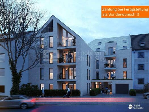 Wohnung zum Kauf - Erstbezug provisionsfrei 549.000 € 2,5 Zimmer 91,4 m² EG Niehl Köln 50735