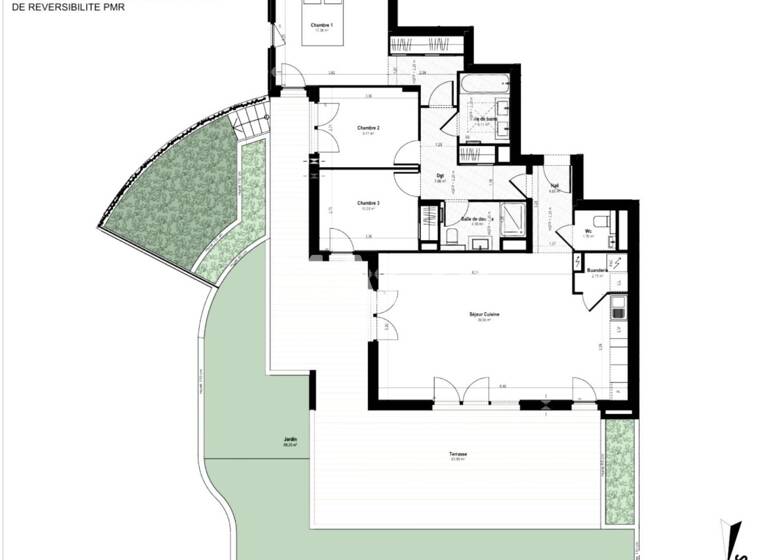 Wohnung zum Kauf 950.000 € 4 Zimmer 100 m² 1. Geschoss BOULEVARD DE LA MER Croix des Gardes Cannes 06400