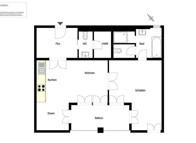 Wohnung zum Kauf 850.000 € 2 Zimmer 76 m² 2. Geschoss Berliner Vorstadt Potsdam 14467