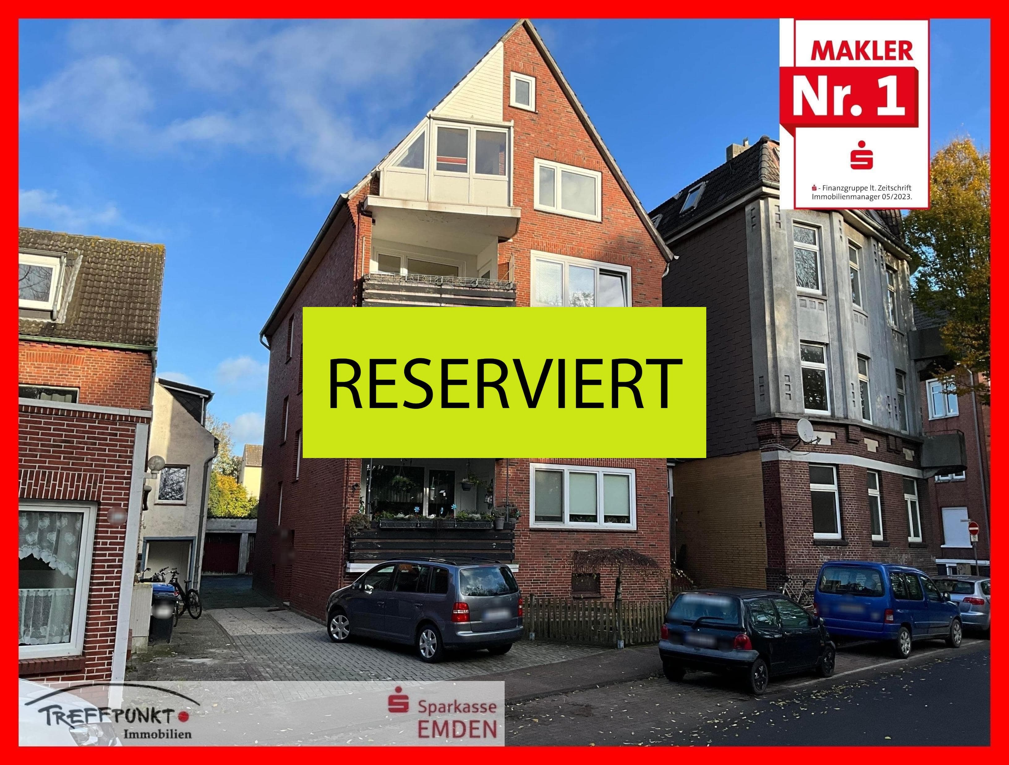 Wohnung zum Kauf 119.000 € 4 Zimmer 86 m²<br/>Wohnfläche 1.<br/>Geschoss Barenburg Emden 26721