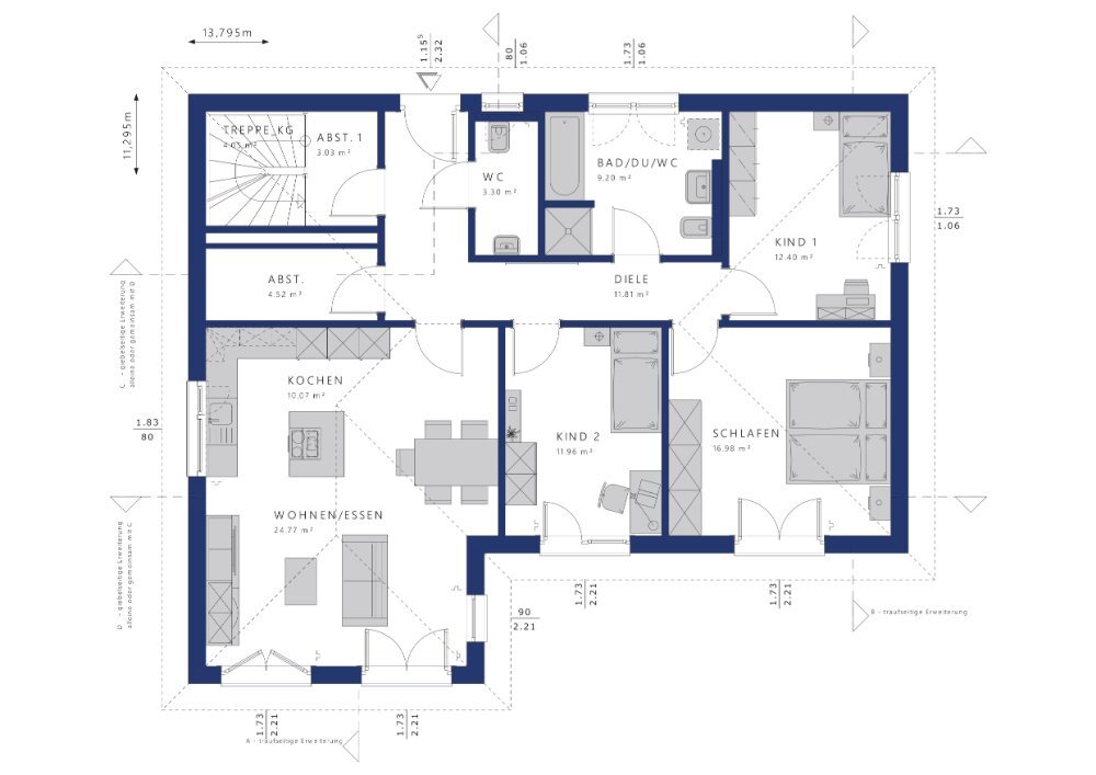 Bungalow zum Kauf provisionsfrei 915.000 € 4 Zimmer 113 m²<br/>Wohnfläche 500 m²<br/>Grundstück Salem Salem 88682