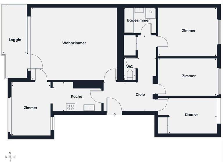 Wohnung zur Miete 882 € 5 Zimmer 90 m² 5. Geschoss Lustenau Linz 4020