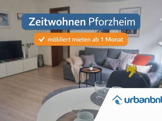 Wohnung zur Miete auf Zeit 1.250 € 2 Zimmer 48 m² frei ab 30.11.2026 Stolzestraße Südoststadt Pforzheim 75175