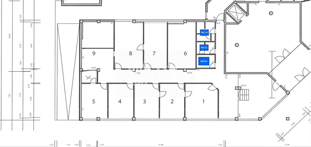 Bürofläche zur Miete provisionsfrei 9 € 325 m²<br/>Bürofläche St. Jobst Nürnberg 90491