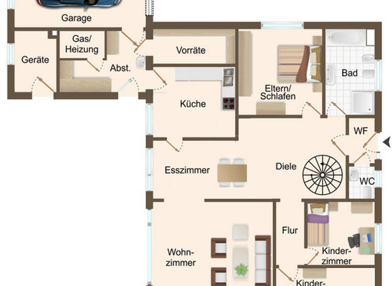 Haus zum Kauf 398.000 € 8 Zimmer 213 m² 693 m² Grundstück Wahnbek Rastede 26180
