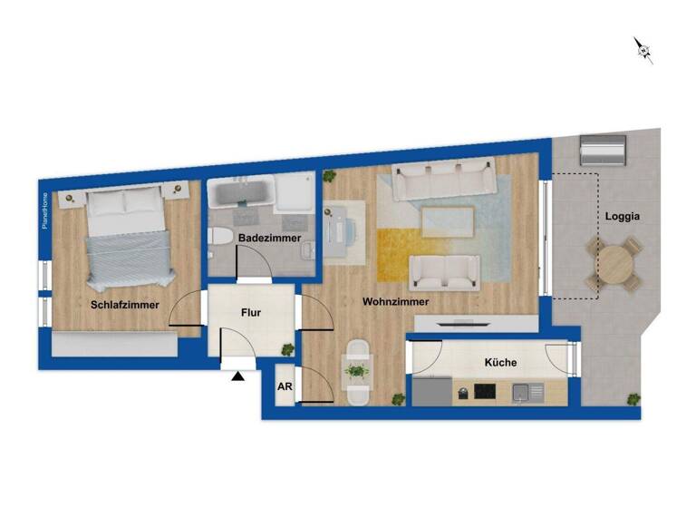 Wohnung zum Kauf 159.000 € 2 Zimmer 58,7 m² Lobberich Nettetal 41334