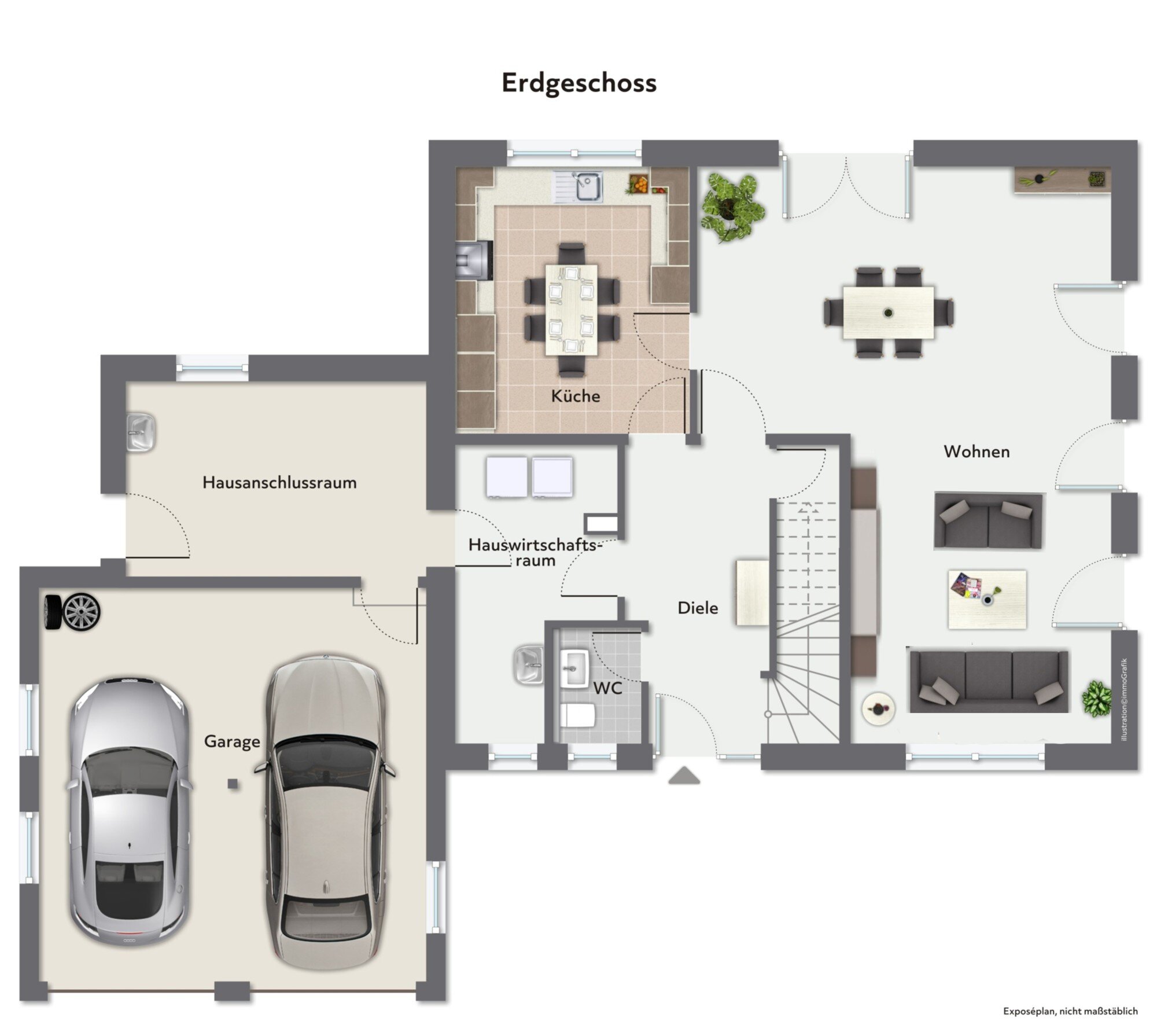 Einfamilienhaus zum Kauf 658.000 € 5 Zimmer 193,2 m²<br/>Wohnfläche 1.229 m²<br/>Grundstück Greven Greven 48268