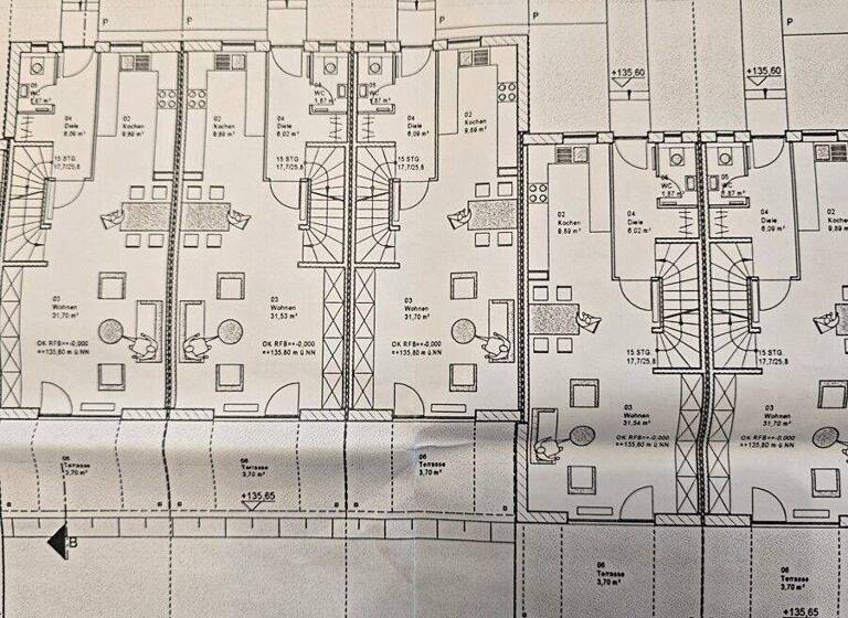 Reihenmittelhaus zum Kauf 350.000 € 4 Zimmer 125 m² 199 m² Grundstück Auenheim Kehl 77694