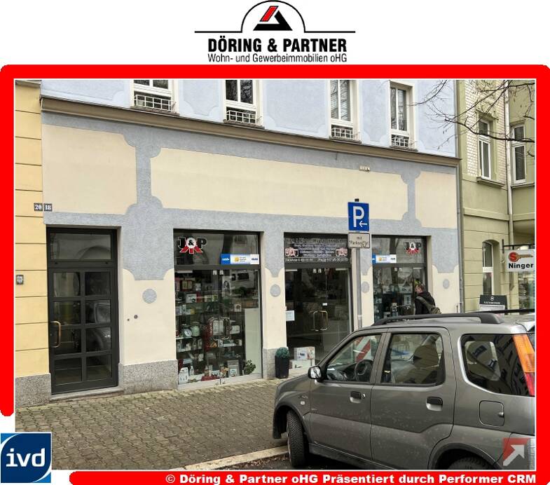 Büro-/Praxisfläche zur Miete 699 € 2 Zimmer 139 m² Bürofläche Innenstadt Gera 07545
