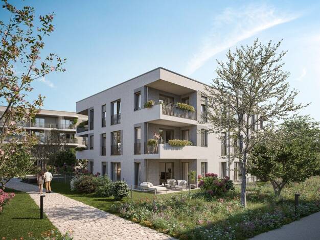 Wohnung zum Kauf - Neubau 452.400 € 2 Zimmer 48,4 m² 2. Geschoss Oberschleißheim Oberschleißheim 85764