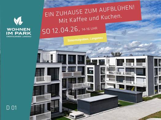 Wohnung zum Kauf - Neubau provisionsfrei 413.900 € 3 Zimmer 79,4 m² EG Am Simontalgraben 23 Langenau 89129