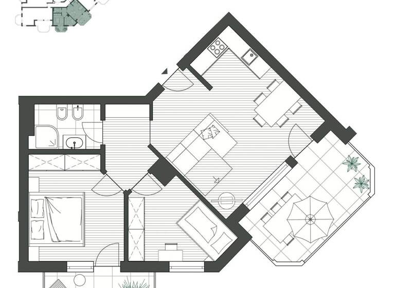 Wohnung zum Kauf 470.000 € 3 Zimmer 58 m² 1. Geschoss Köstlaner Straße 17 Brixen 39042