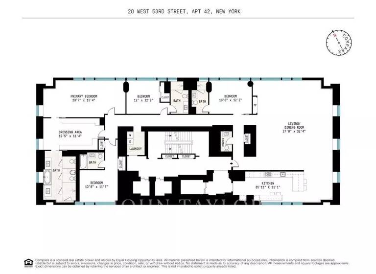 Wohnung zum Kauf provisionsfrei 33.250.000 $ 5 Zimmer W 53rd Street 20 10019