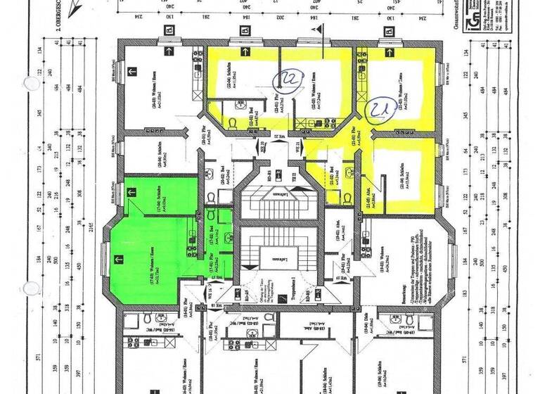 Studio zur Miete 325 € 2 Zimmer 38 m² 2. Geschoss Tribseer Stralsund 18437