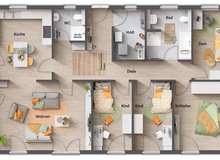 Haus zum Kauf provisionsfrei 387.570 € 5 Zimmer 131 m² 756 m² Grundstück Schillingen 54429