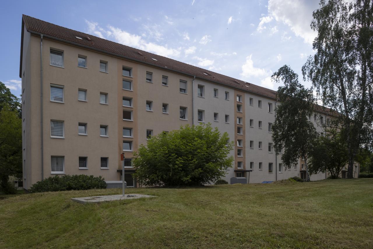 Wohnung zur Miete 353 € 3 Zimmer 58,8 m²<br/>Wohnfläche 4.<br/>Geschoss Humboldtstr. 28 Pausitzer Delle Riesa 01589