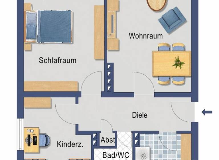 Wohnung zum Kauf provisionsfrei 279.900 € 3 Zimmer 69,3 m²<br/>Wohnfläche EG<br/>Geschoss Kiesselbachstraße 93 Holthausen Düsseldorf 40589
