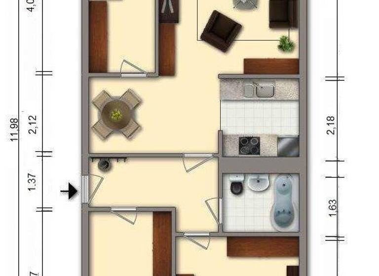 Wohnung zur Miete 360 € 4 Zimmer 68,9 m² 5. Geschoss Straße Usti nad Labem 267 Kappel Chemnitz 09119