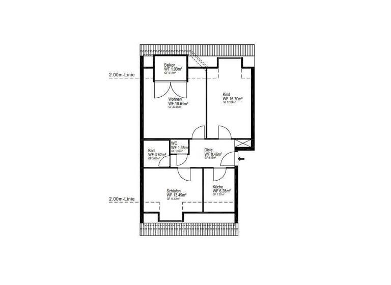 Wohnung zum Kauf 270.000 € 3 Zimmer 70 m² Sasel Hamburg-Sasel 22393
