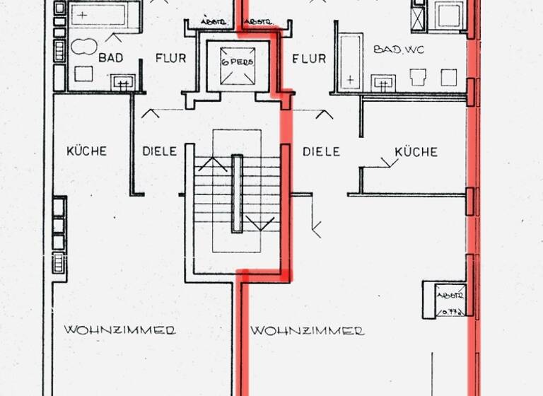 Wohnung zur Miete 740 € 2 Zimmer 87 m² 1. Geschoss frei ab sofort Brackwede Bielefeld / Brackwede 33647