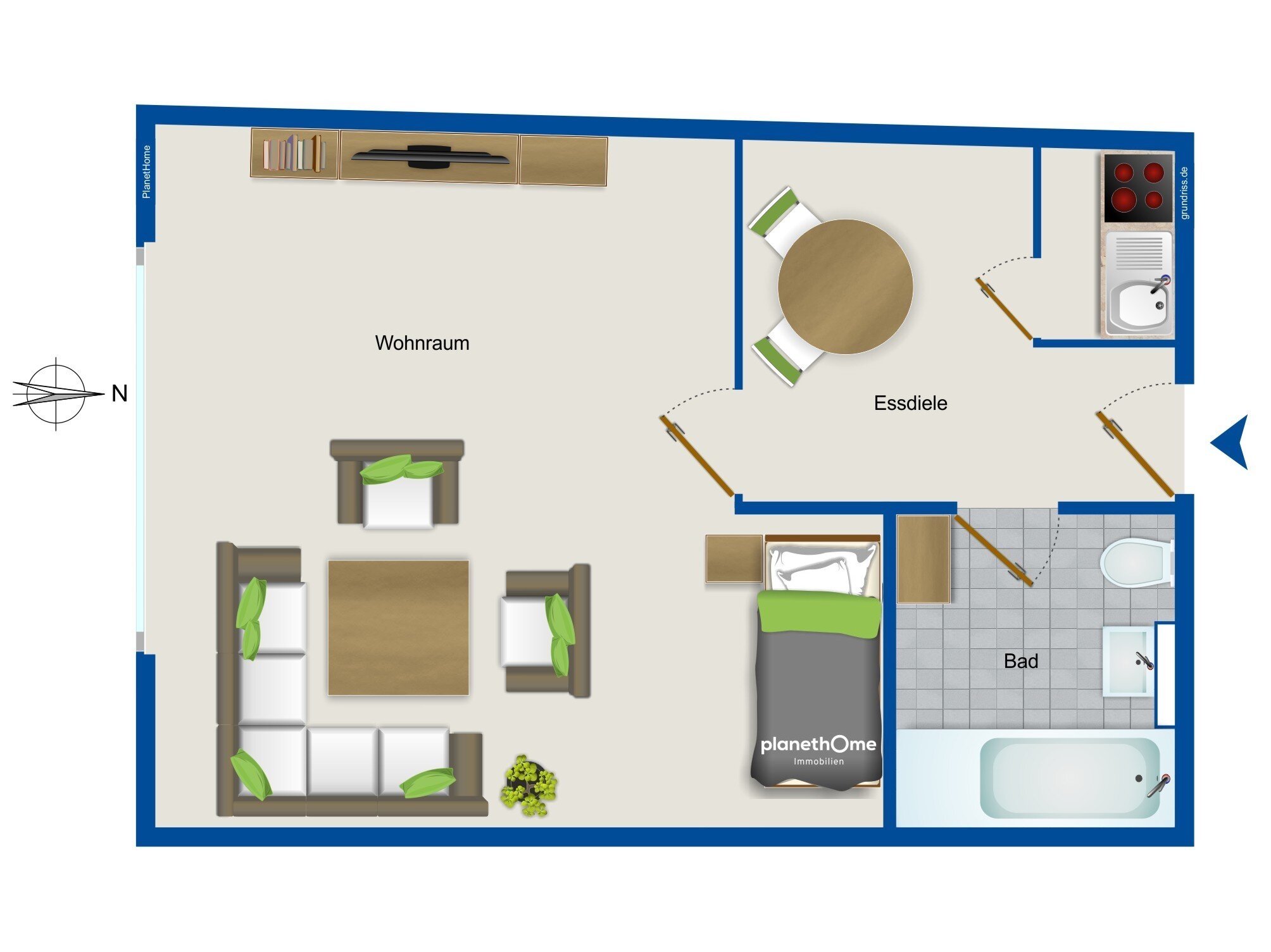 Wohnung zum Kauf 179.500 € 1 Zimmer 31,1 m²<br/>Wohnfläche 1.<br/>Geschoss Lechviertel und östliches Ulrichsviertel Augsburg 86150