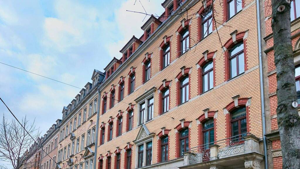 Wohnung zur Miete 1.144 € 3 Zimmer 73,5 m² 4. Geschoss frei ab 01.05.2026 Friedensstraße 41a Leipziger Vorstadt Dresden 01097