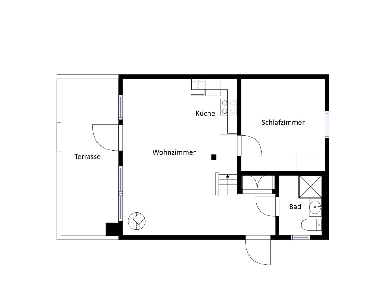 Einfamilienhaus zum Kauf provisionsfrei 149.000 € 3 Zimmer 49,5 m²<br/>Wohnfläche 564 m²<br/>Grundstück Am Bauernberg Userin Userin 17237