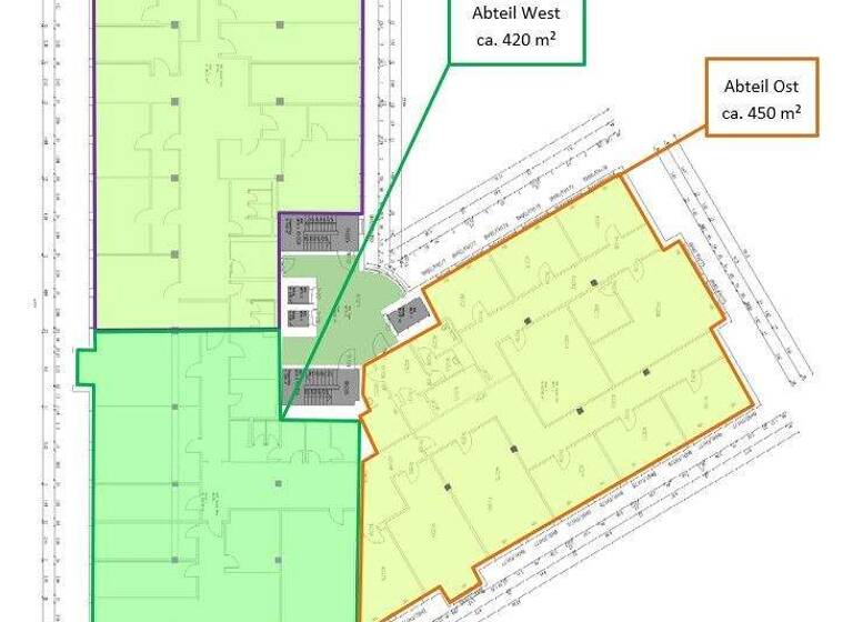 Bürofläche zur Miete 11,50 € 419 m² Bürofläche Tempelhof Berlin 12099
