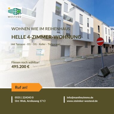 Wohnung zum Kauf 495.200 € 4 Zimmer 142 m² Steimker Promenade 1 Reislingen Wolfsburg 38446