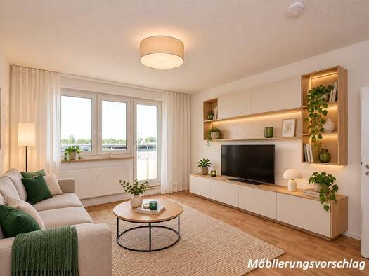 Wohnung zur Miete 365 € 3 Zimmer 60,8 m² 4. Geschoss Südstadtring 17 Südstadt Halle (Saale) 06128