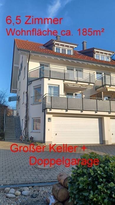 Doppelhaushälfte zur Miete 2.110 € 6,5 Zimmer 185 m² 300 m² Grundstück Keplerweg Wangen Wangen im Allgäu 88239