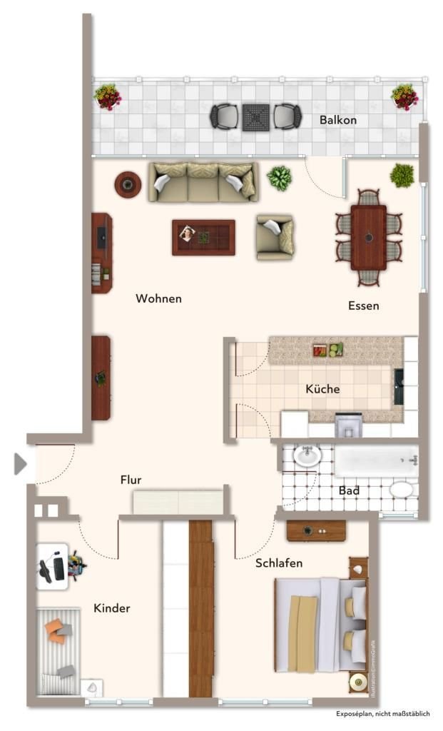 Wohnung zum Kauf 519.000 € 3 Zimmer 89 m²<br/>Wohnfläche Degerloch Stuttgart 70597