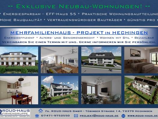 Penthouse zum Kauf provisionsfrei Schlatterstrasse 14 Hechingen 72379