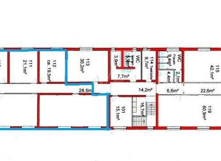 Bürofläche zur Miete 7 € 320 m² Bürofläche teilbar ab 35 m² Gispersleben Erfurt / Gispersleben 99091