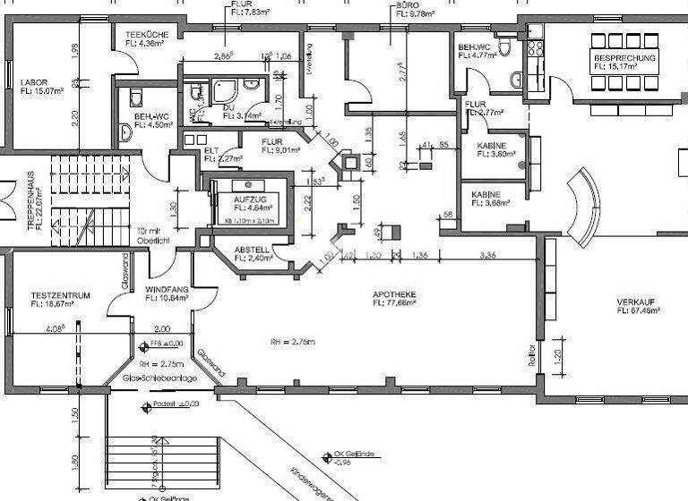 Praxisfläche zur Miete 10 € 18,9 m² Bürofläche teilbar ab 18,9 m² Gotha 99867