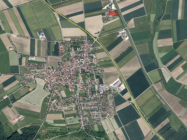 Gewerbegrundstück zum Kauf 250.000 € 5.025 m² Grundstück Großholz Markt Berolzheim 91801