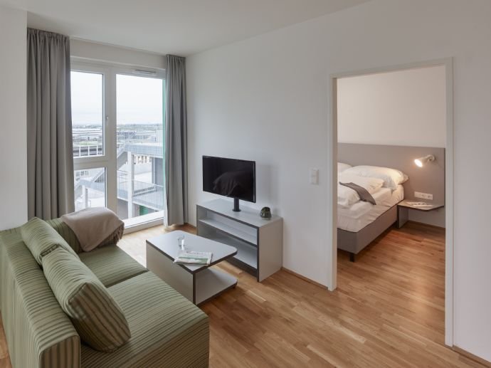 Studio zur Miete Wohnen auf Zeit 1.080 € 1 Zimmer 43 m²<br/>Wohnfläche Eva-Maria-Mazzucco-Platz 4 Wien(Stadt) 1220