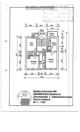 Haus zum Kauf provisionsfrei 139.000 € 187 m²<br/>Wohnfläche 210 m²<br/>Grundstück Bebelstraße 88 Reichenbach Reichenbach 08468