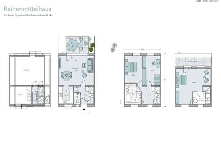 Reihenmittelhaus zum Kauf - Erstbezug provisionsfrei 455.900 € 4 Zimmer 139 m² 166 m² Grundstück frei ab 30.06.2027 Bork Selm 59379