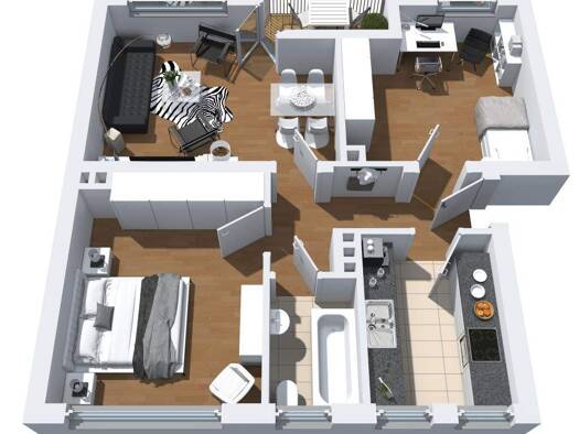 Wohnung zur Miete 569 € 3 Zimmer 71,6 m² EG frei ab 12.12.2025 von-Waldthausen-Straße 172 Horsthausen Herne 44628