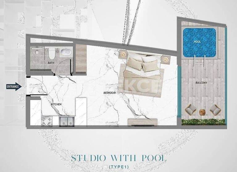 Studio zum Kauf 322.000 € 2 Zimmer 75 m² 2. Geschoss Dubai