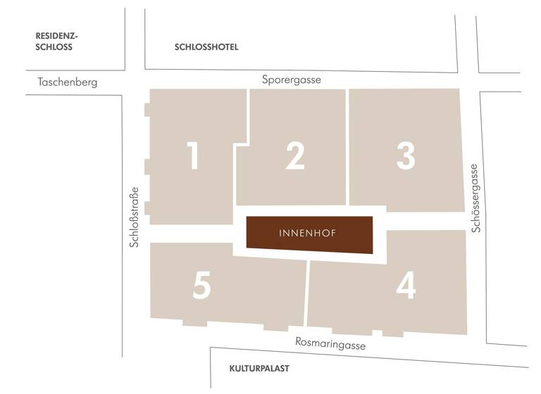 Fertig- und Musterhäuser zur Miete Schloßstraße 14 Innere Altstadt Dresden 01067